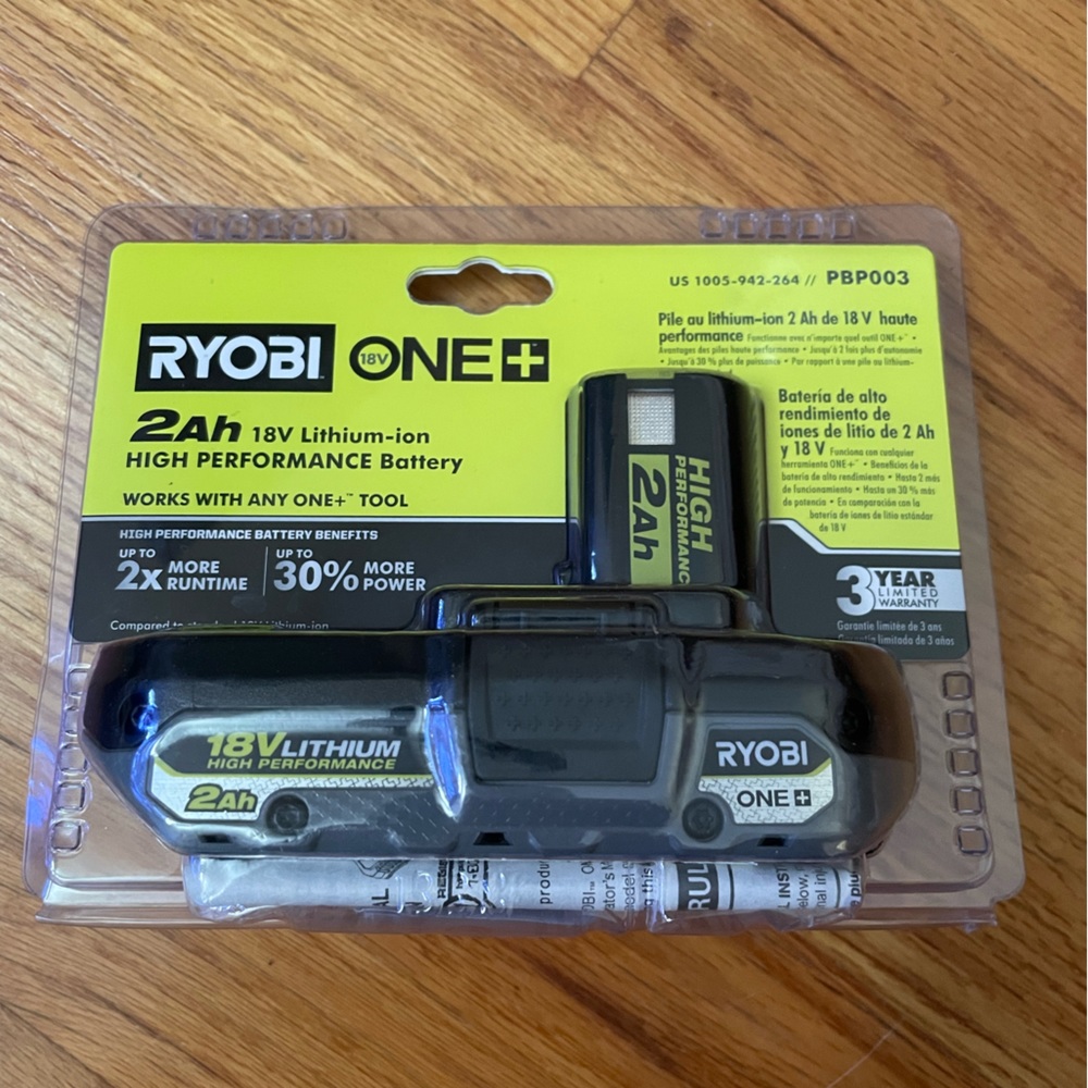 Ryobi 2ah battery